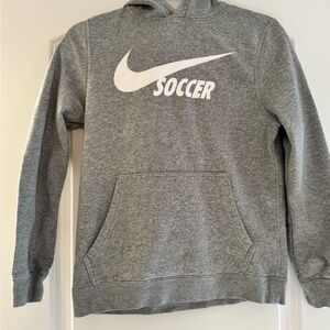 Nike Heather Gray Soccer Hoodie
